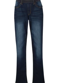 bonprix Jean droit taille mi-haute, thermique|Femme Vêtements Thermiques|Jeans