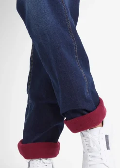 bonprix Jean droit taille mi-haute, thermique|Femme Vêtements Thermiques|Jeans