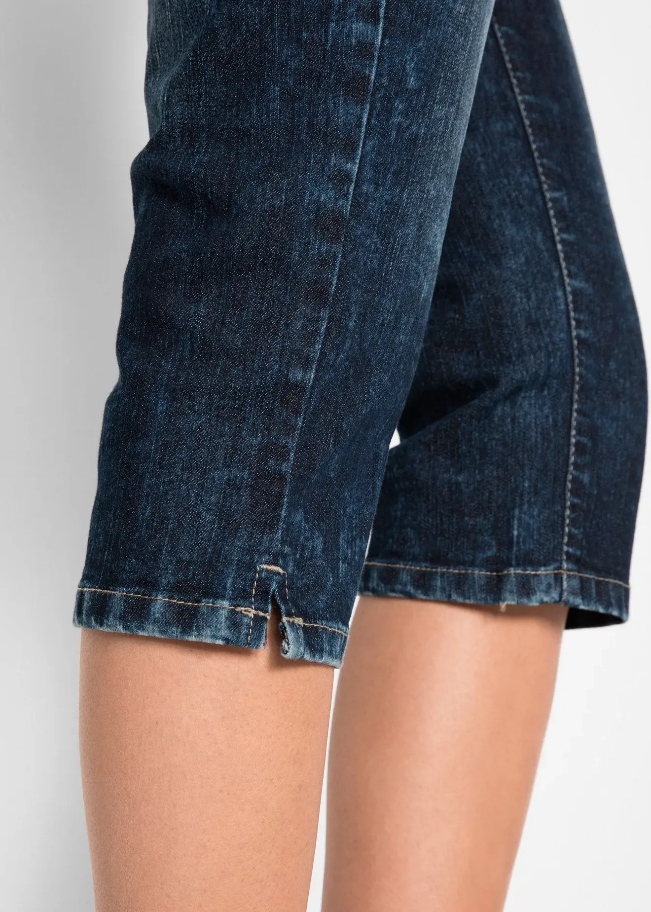 bonprix Jean droit, taille mi-haute, extensible|Femme Jeans