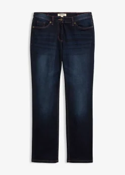 bonprix Jean droit taille mi-haute et élastiquée|Femme Tailles Petite