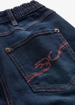 bonprix Jean droit taille mi-haute et élastiquée|Femme Tailles Petite