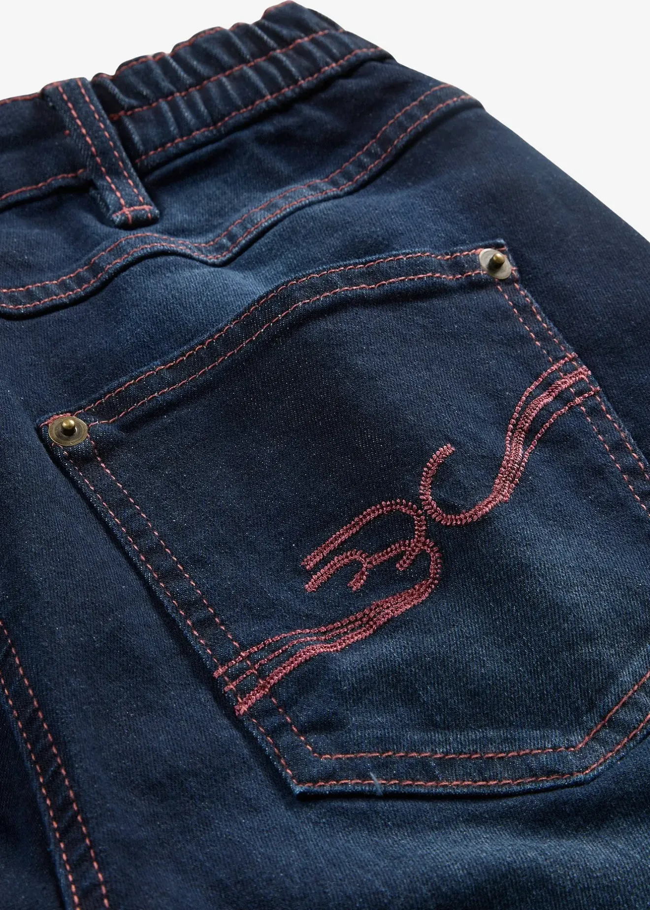 bonprix Jean droit taille mi-haute et élastiquée|Femme Tailles Petite