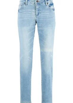 bonprix Jean droit taille mi-haute, extensible|Femme Jeans