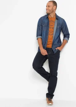 bonprix Jean extensible classique à doublure thermique en polaire|Homme Vêtements Thermiques|Vêtements De Plein Air