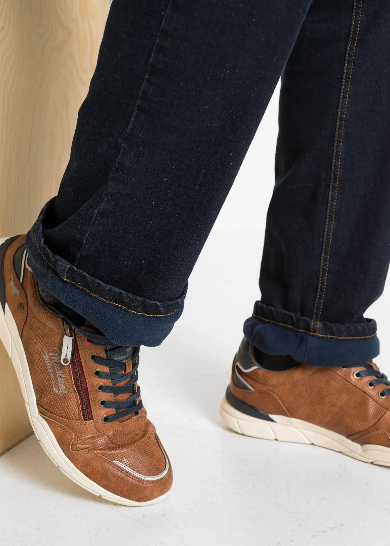 bonprix Jean extensible classique à doublure thermique en polaire|Homme Vêtements Thermiques|Vêtements De Plein Air