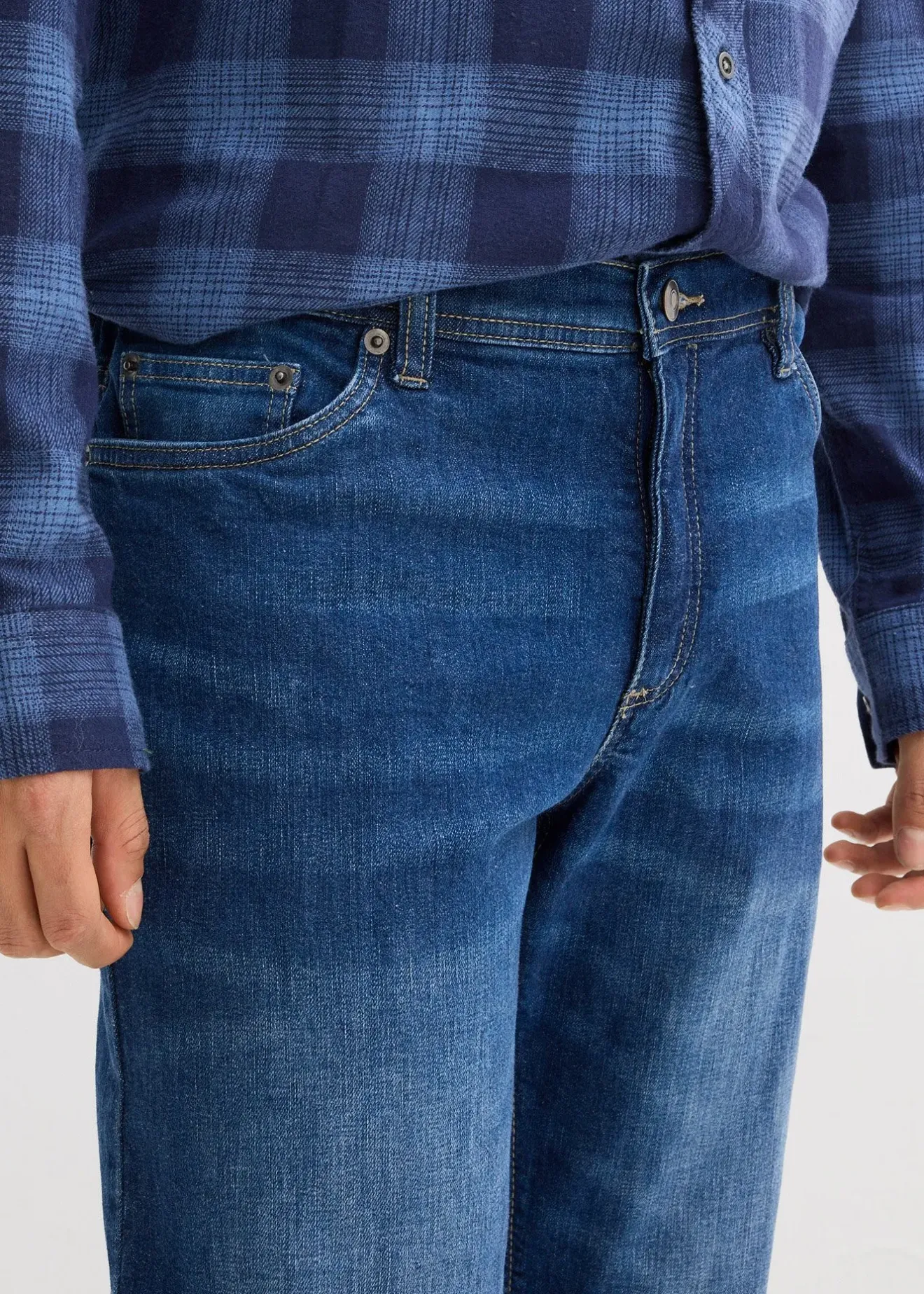 Homme bonprix Jeans|Jean extensible, coupe droite et regular