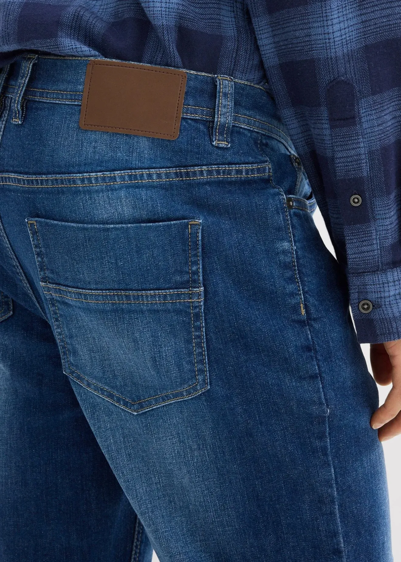 Homme bonprix Jeans|Jean extensible, coupe droite et regular