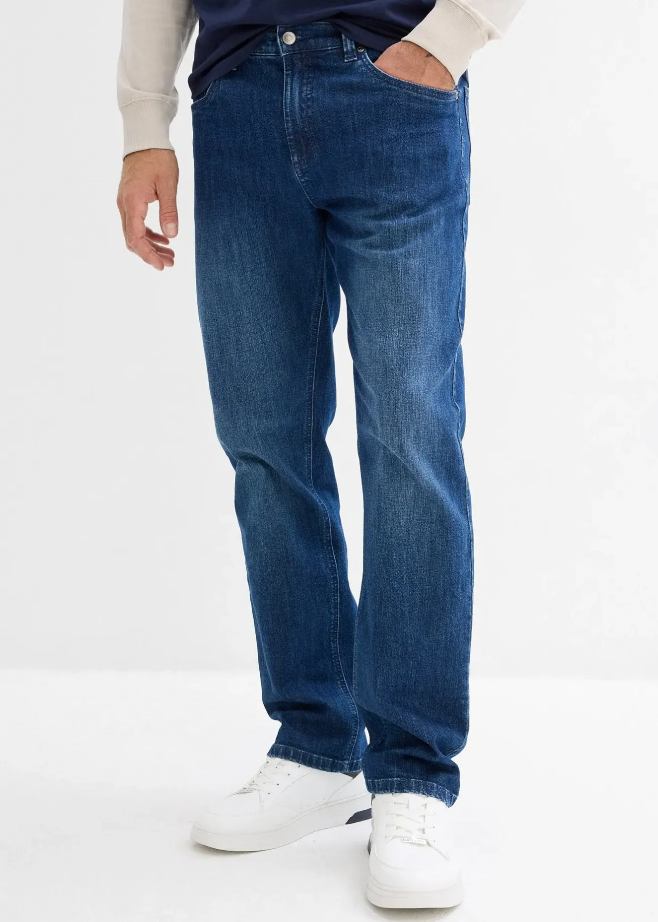 Homme bonprix Jeans|Jean extensible loose, droit