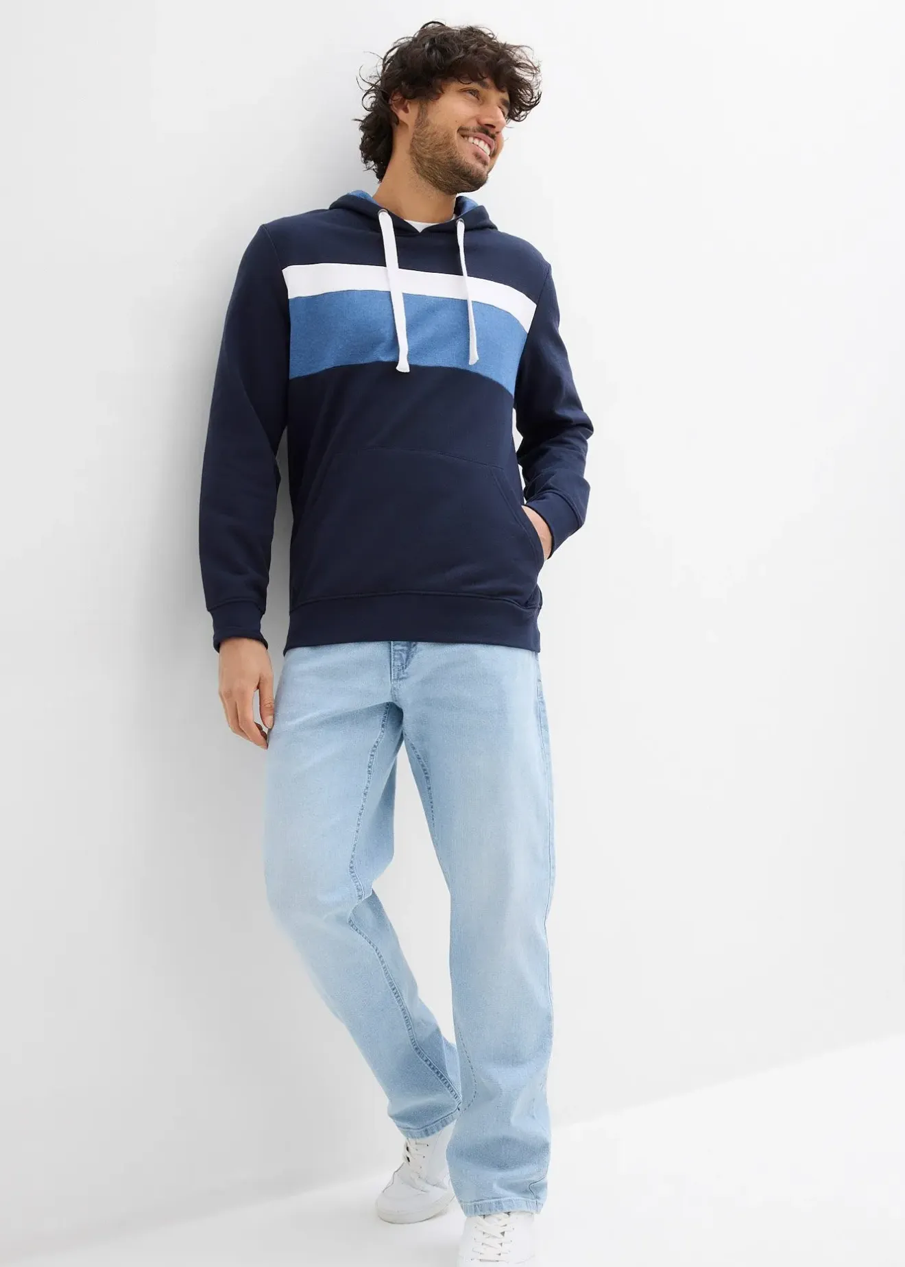 bonprix Jean extensible loose, droit|Homme Jeans