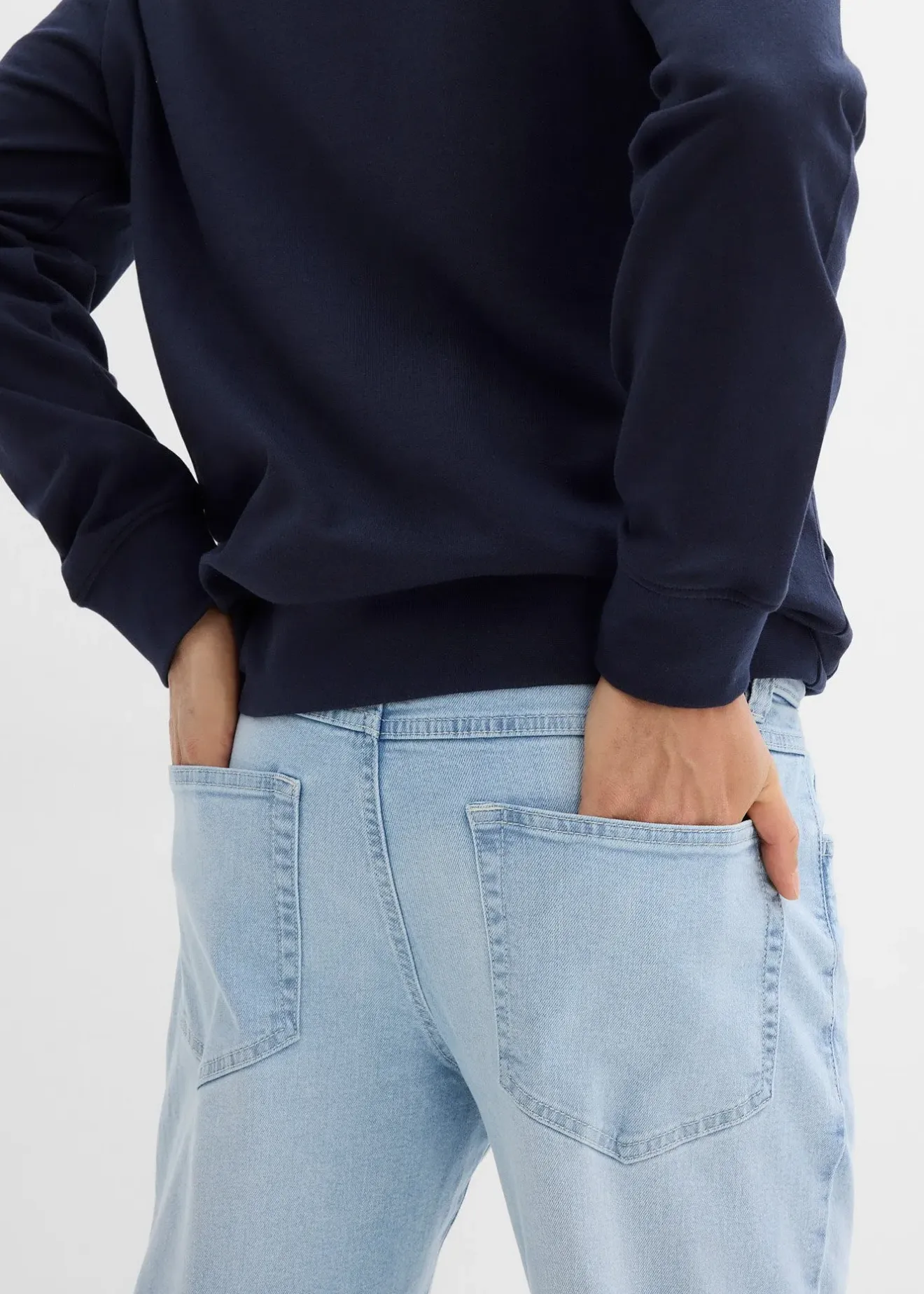 bonprix Jean extensible loose, droit|Homme Jeans