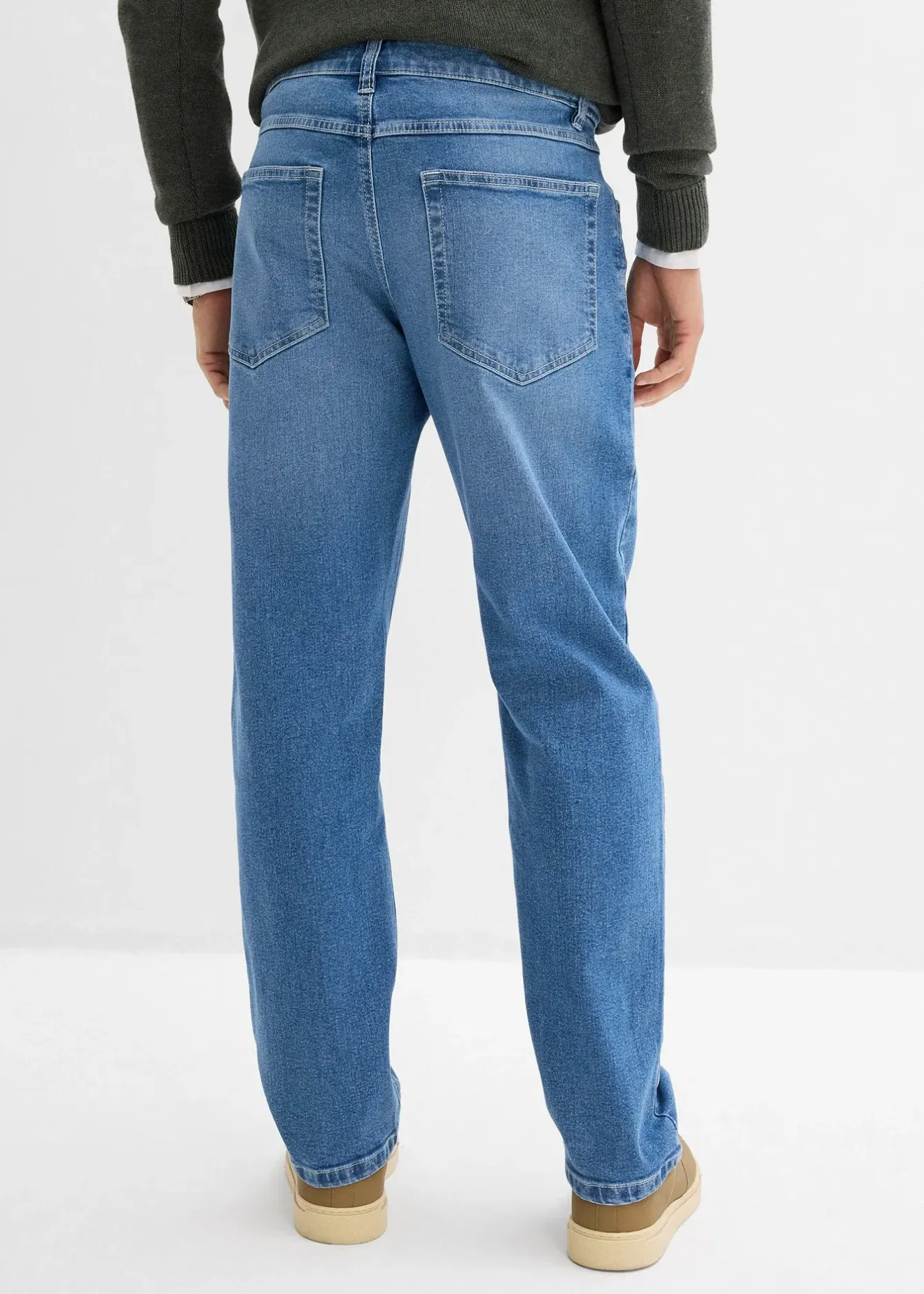 Homme bonprix Jeans|Jean extensible loose, droit