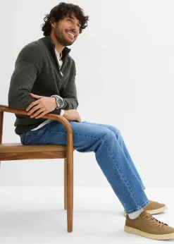 Homme bonprix Jeans|Jean extensible loose, droit