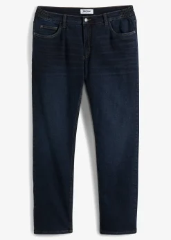 bonprix Jean extensible loose, taille élastiquée, doublure chaude, droit|Homme Vêtements Thermiques|Vêtements De Plein Air