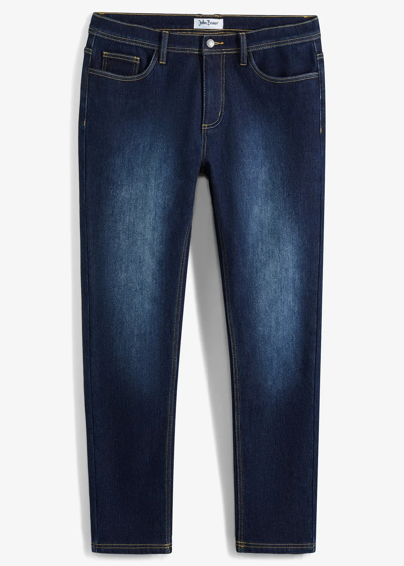 bonprix Jean extensible Regular avec doublure thermique, droit|Homme Vêtements Thermiques|Vêtements De Plein Air