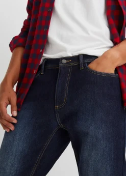 bonprix Jean extensible Regular avec doublure thermique, droit|Homme Vêtements Thermiques|Vêtements De Plein Air