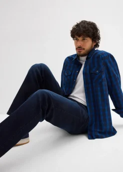 Homme bonprix Jeans|Jean extensible regular avec ceinture, droit