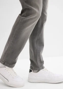 bonprix Jean extensible regular avec ceinture, droit|Homme Jeans