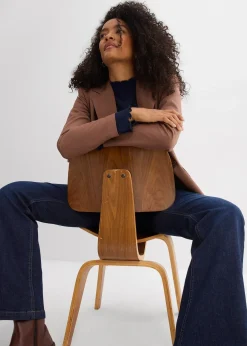 Femme bonprix Jeans|Jean flare taille haute