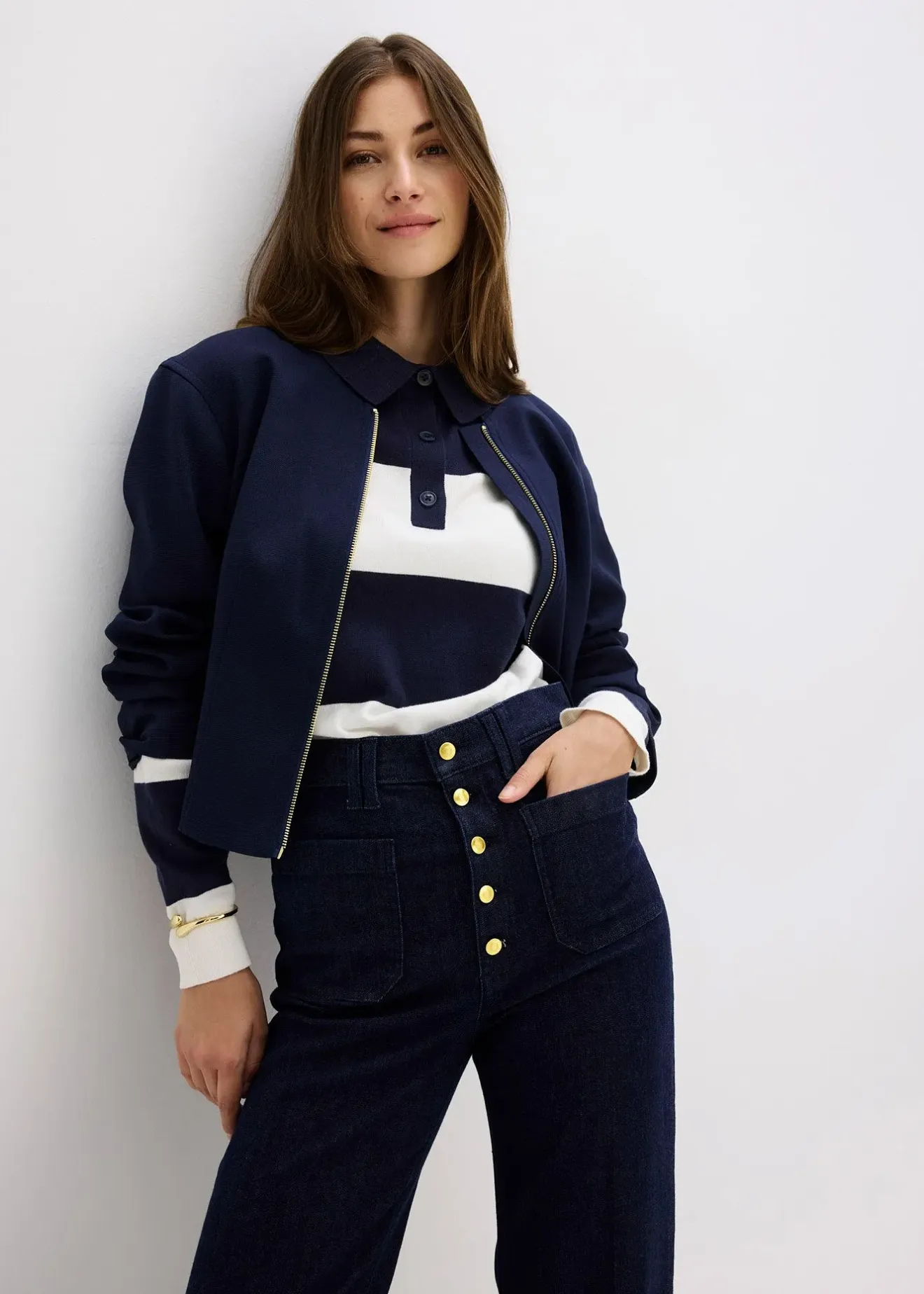 bonprix Jean flare taille haute|Femme Jeans