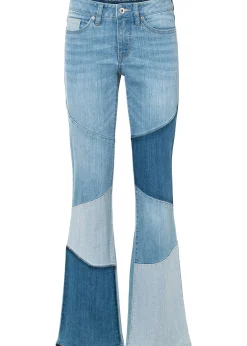 Femme bonprix Jeans|Jean flare taille mi-haute