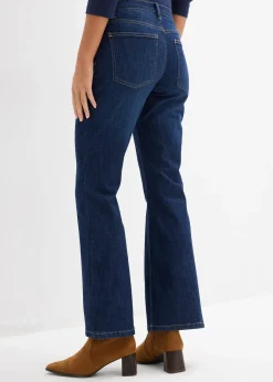 Femme bonprix Jeans|Jean flare, taille mi-haute