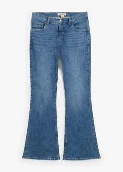 Femme bonprix Jeans|Jean flare taille mi-haute