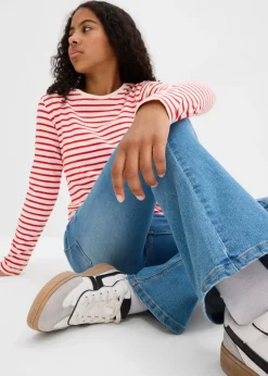 Enfant bonprix Vêtements Enfant|Filles 9-16 Ans·Jeans|Jean flare taille mi-haute