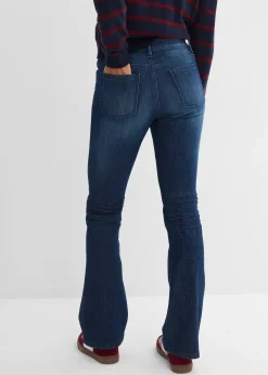bonprix Jean flare taille mi-haute, extensible|Femme Jeans|Tailles Petite
