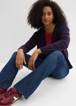 bonprix Jean flare taille mi-haute, extensible|Femme Jeans|Tailles Petite