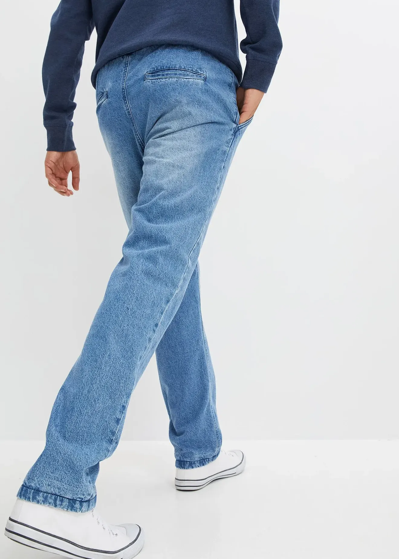 bonprix Jean jogger avec doublure thermique en flanelle, droit|Homme Vêtements Thermiques|Vêtements De Plein Air
