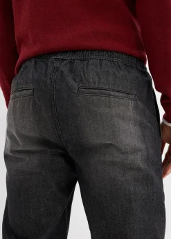 Homme bonprix Vêtements Thermiques|Vêtements De Plein Air|Jean jogger avec doublure thermique en flanelle, droit