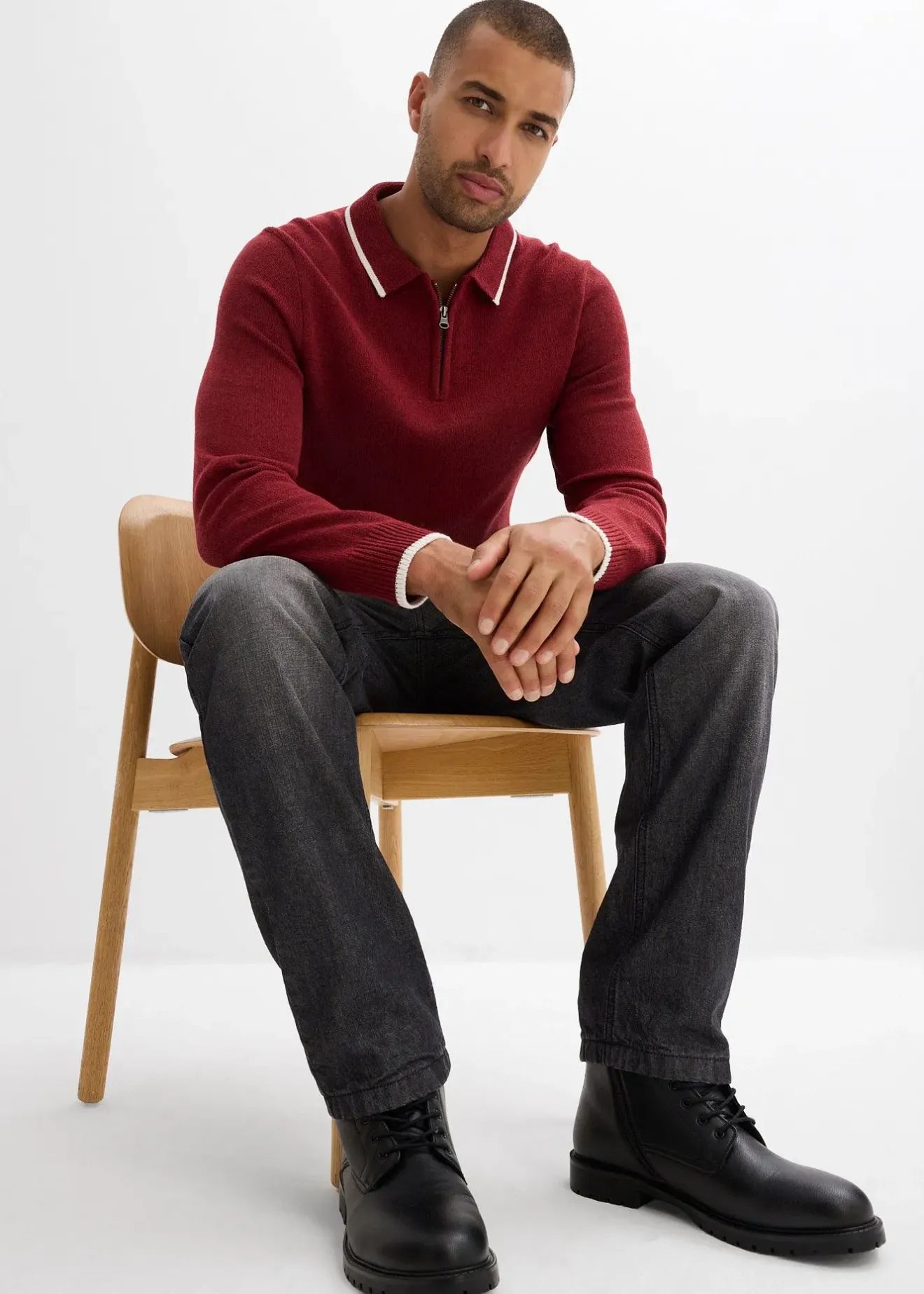 Homme bonprix Vêtements Thermiques|Vêtements De Plein Air|Jean jogger avec doublure thermique en flanelle, droit