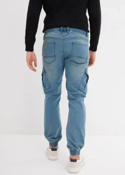 bonprix Jean jogger droit avec poches cargo, regular|Homme Sweats|Jeans