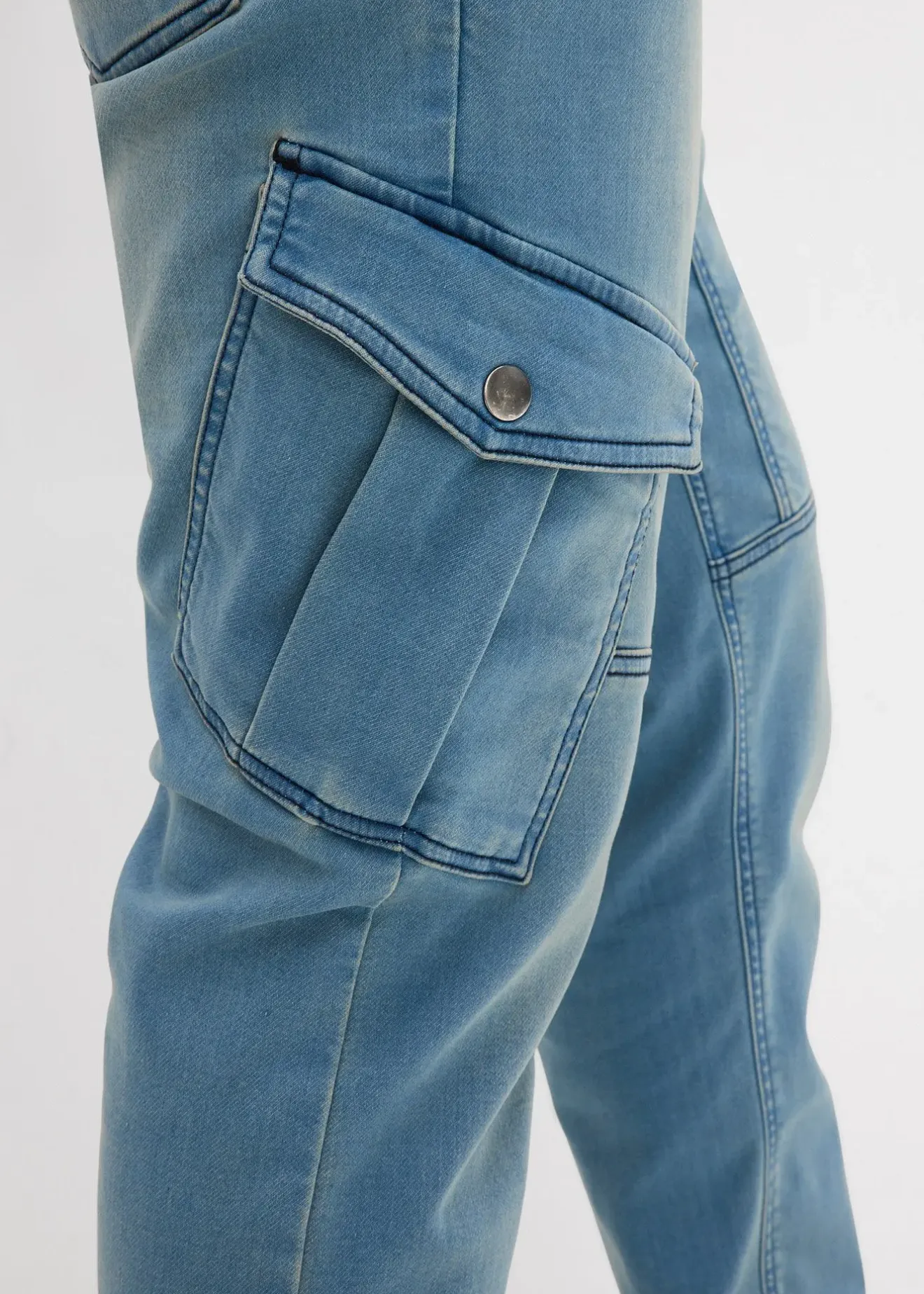 bonprix Jean jogger droit avec poches cargo, regular|Homme Sweats|Jeans