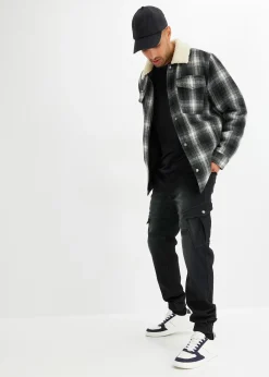 Homme bonprix Sweats|Jeans|Jean jogger droit avec poches cargo, regular