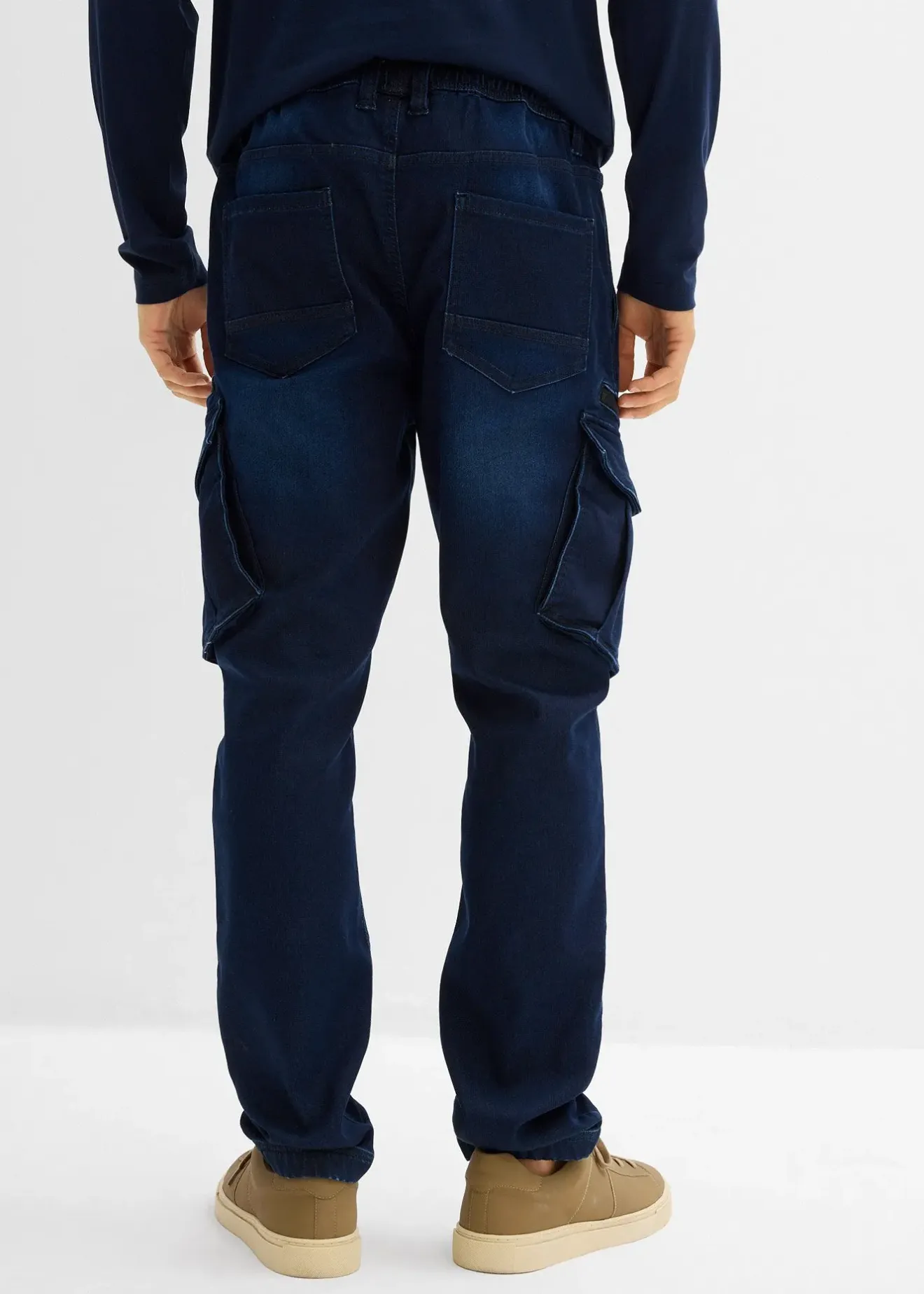 Homme bonprix Sweats|Jeans|Jean jogger regular à taille extensible, droit
