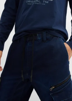 Homme bonprix Sweats|Jeans|Jean jogger regular à taille extensible, droit