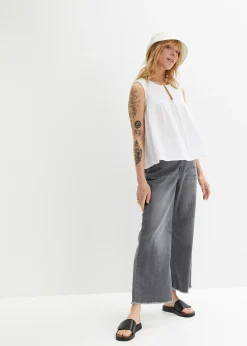 bonprix Jean large 7/8 extensible|Femme Jeans