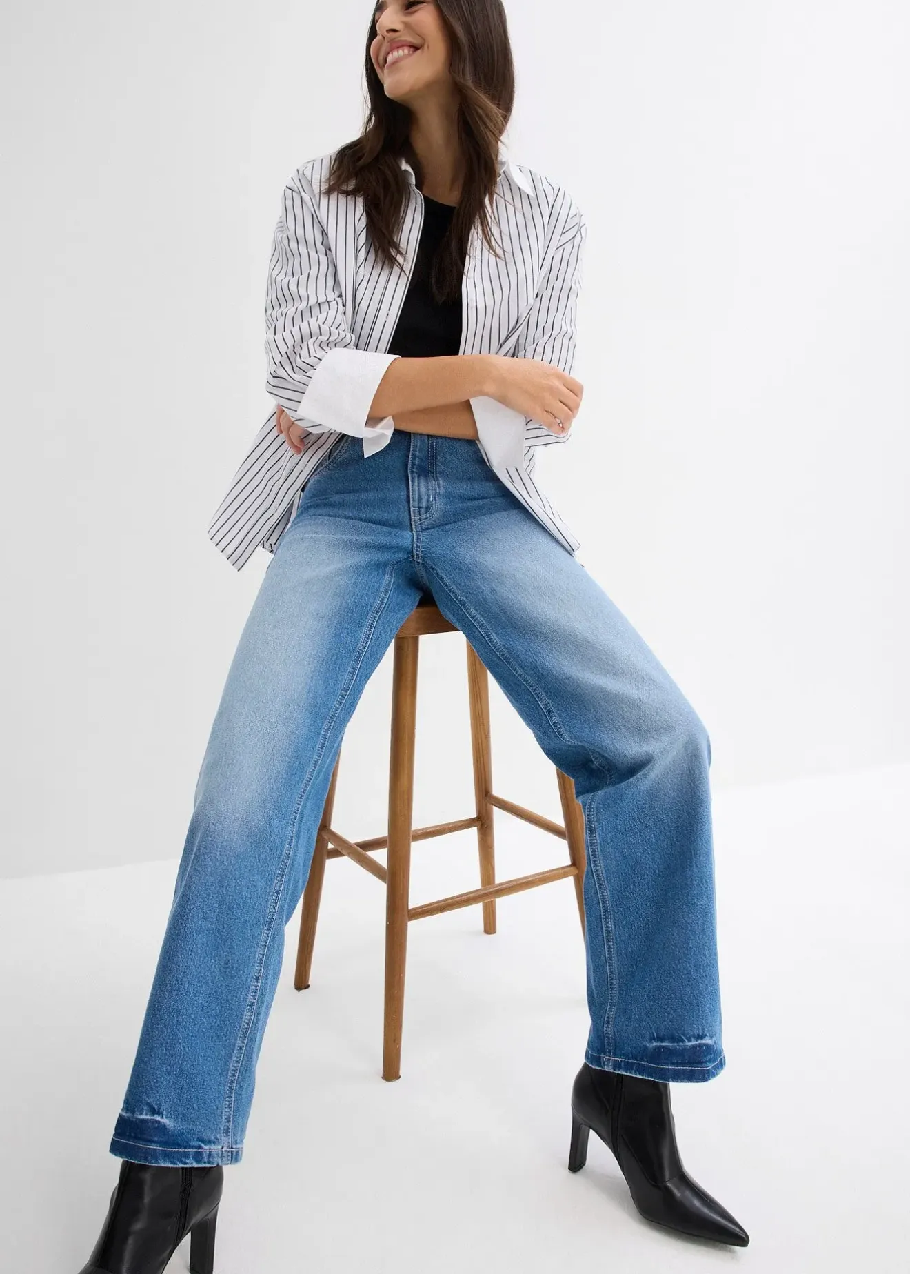 bonprix Jean large et droit|Femme Jeans