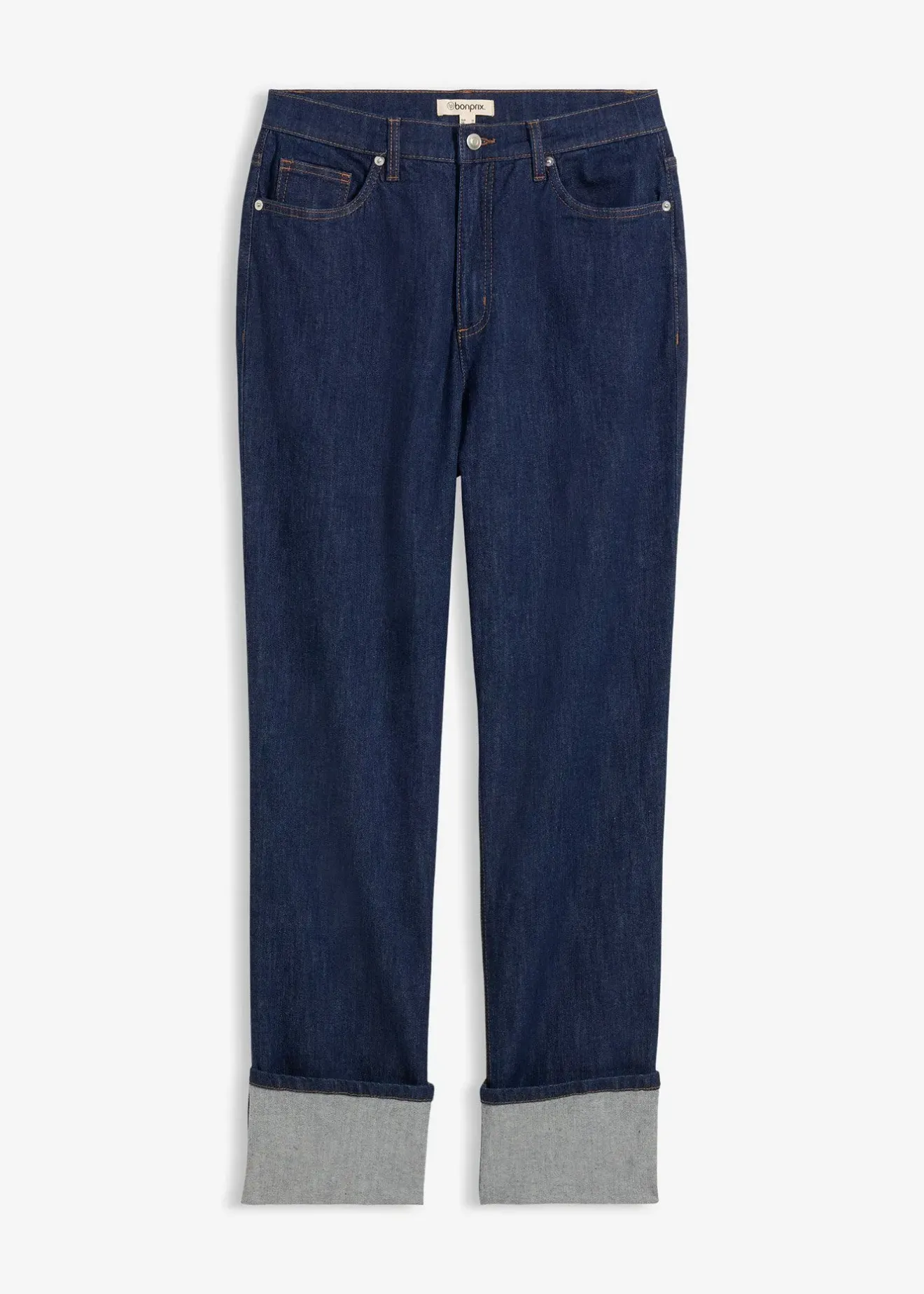 bonprix Jean large et droit, taille haute|Femme Jeans