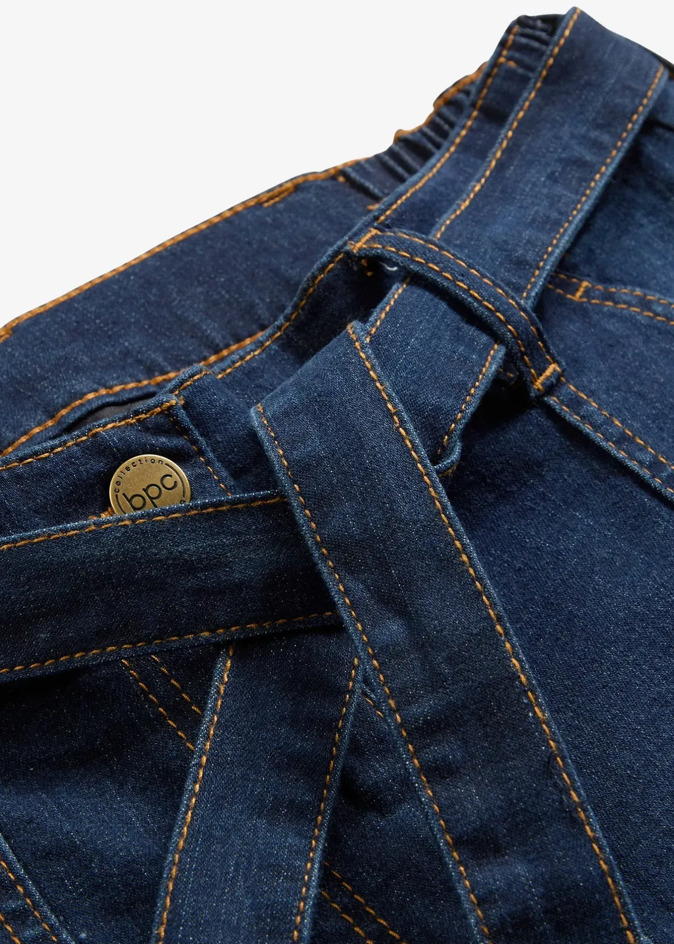 Femme bonprix Jeans|Jean large raccourci, taille haute élastiquée