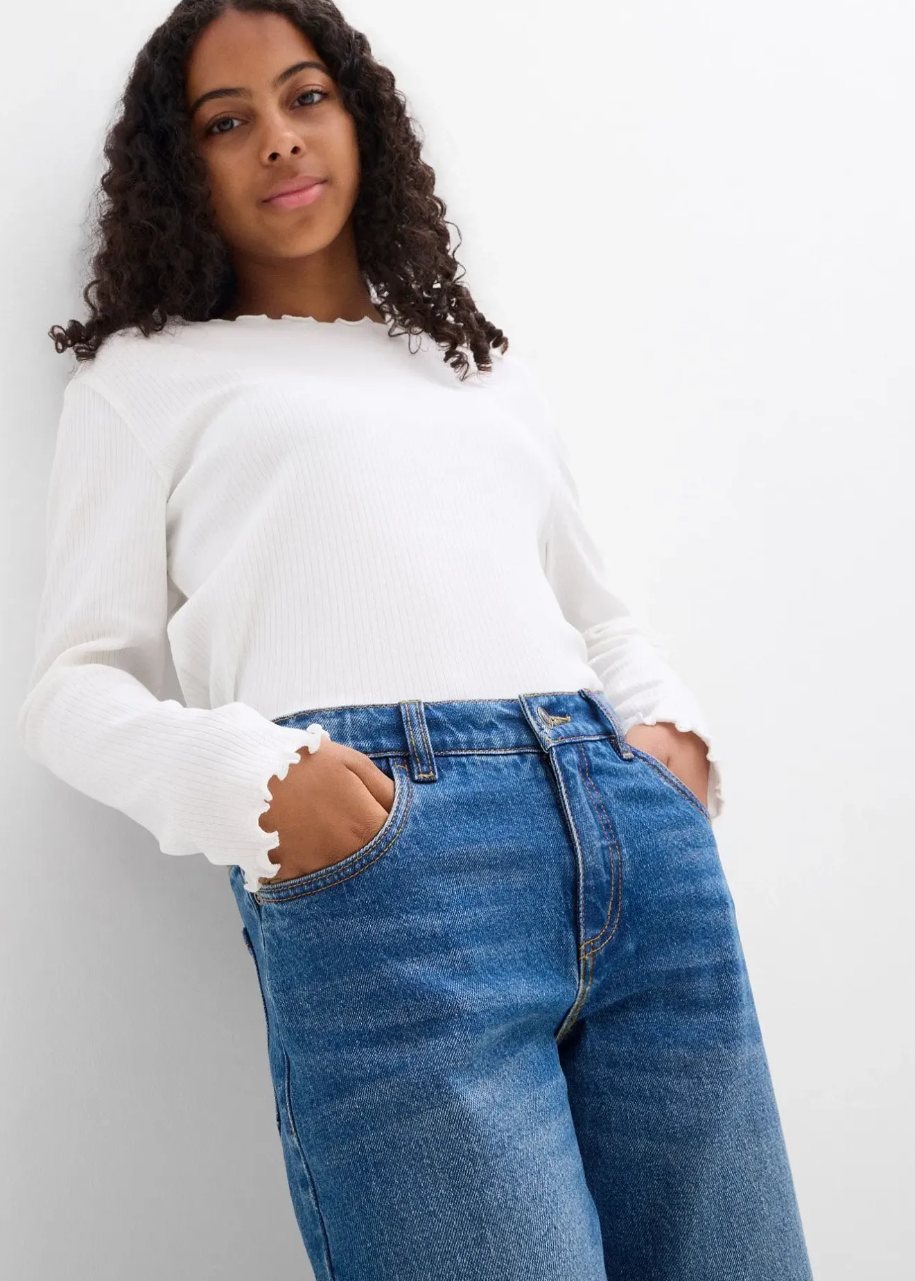 Enfant bonprix Vêtements Enfant|Filles 9-16 Ans·Jeans|Jean large taille basse