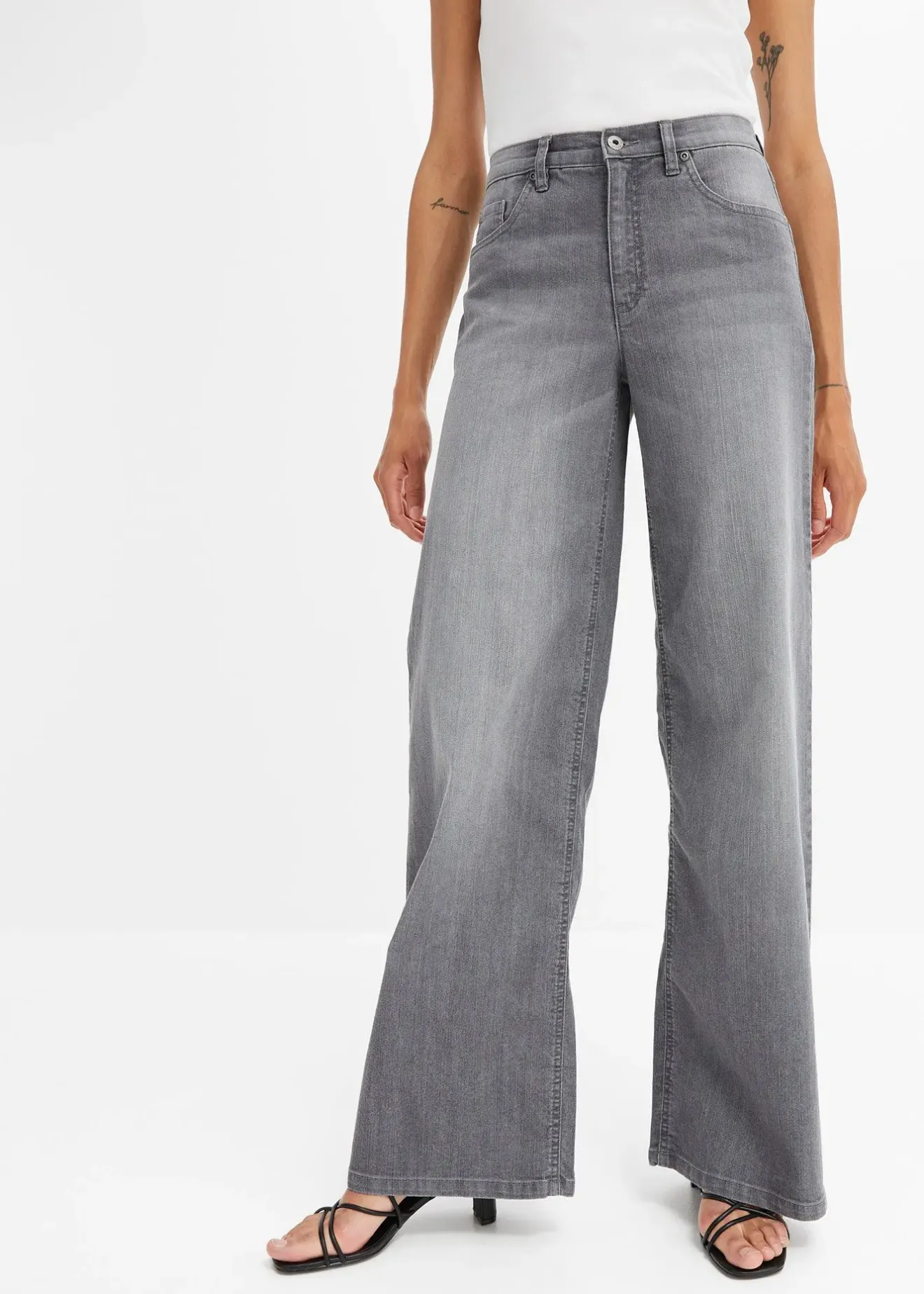 bonprix Jean large taille haute|Femme Jeans