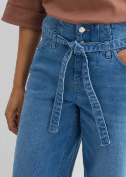 bonprix Jean large taille haute|Femme Jeans|Tailles Petite