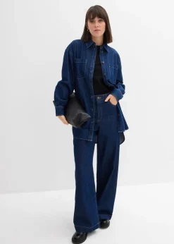 bonprix Jean large taille haute|Femme Jeans|Tailles Petite