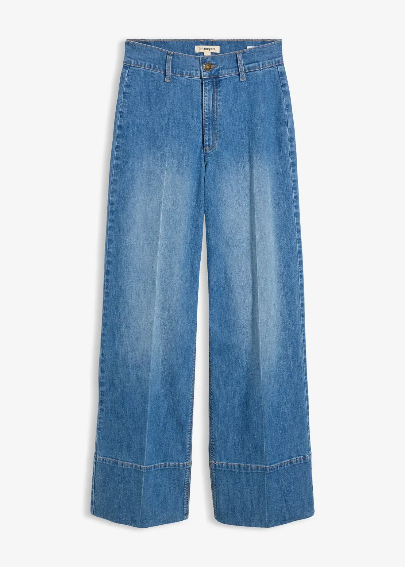 bonprix Jean large taille haute|Femme Tailles Petite