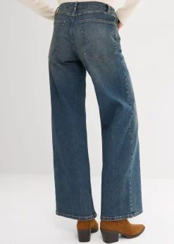 Femme bonprix Jeans|Jean large taille haute