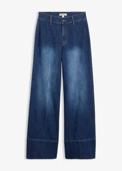 Femme bonprix Tailles Petite|Jean large taille haute