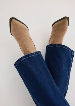 bonprix Jean large taille haute, coton|Femme Jeans