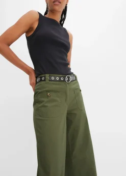 bonprix Jean large, taille haute et élastiquée|Femme Pantalons